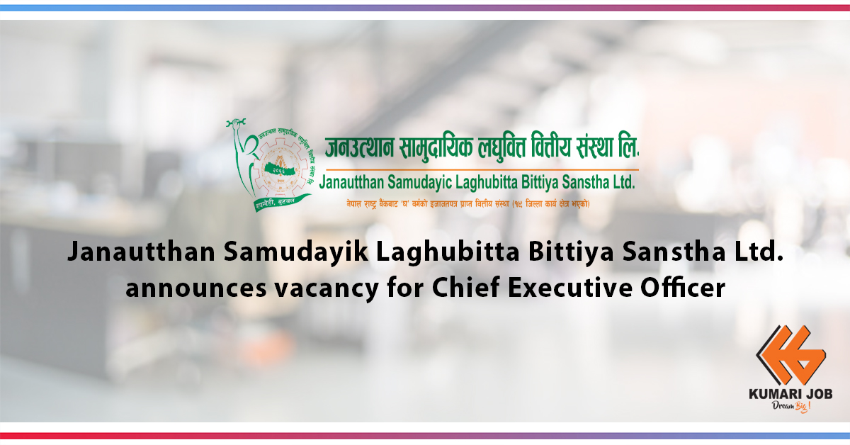 Janautthan Samudayik Laghubitta Bittiya Sanstha Ltd.